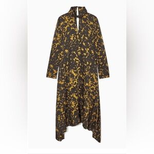 COS Asymmetric tortoise dress size 4